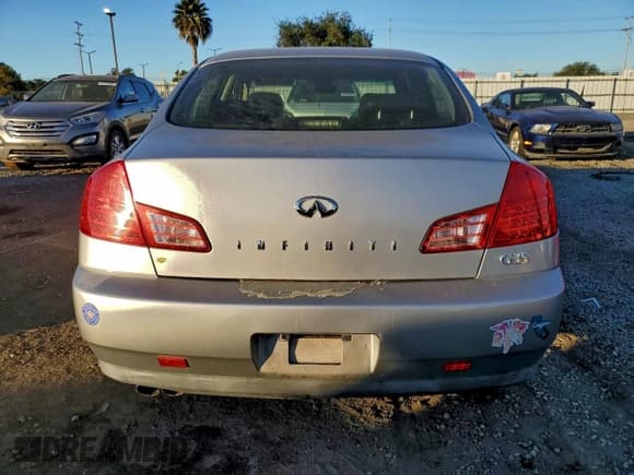 ✅ 2004 Infiniti G35 w/Leather • VIN: JNKCV51E14M104368 • Lot: 96125815. Listed on Copart with 180,221 mi. Free auction sales archive from the USA and detailed vehicle history report at DreamBid. Image 6.