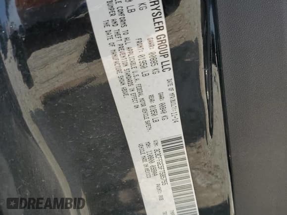 ✅ 2015 FIAT 500e • VIN: 3C3CFFGE5FT585755 • Lot: 51101515. Listed on Copart with 73,342 mi. Free auction sales archive from the USA and detailed vehicle history report at DreamBid. Image 10.