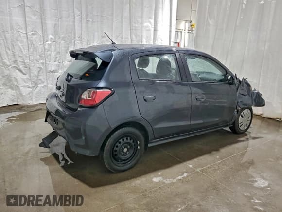✅ 2024 Mitsubishi Mirage ES • VIN: ML32AUHJ2RH011559 • Lot: 95327605. Listed on Copart with 23,400 mi. Free auction sales archive from the USA and detailed vehicle history report at DreamBid. Image 3.