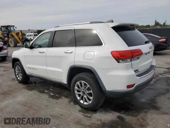 ✅ 2015 Jeep Grand Cherokee Limited • VIN: 1C4RJEBG4FC887895 • Lot: 91614125. Listed on Copart with 123,844 mi. Free auction sales archive from the USA and detailed vehicle history report at DreamBid. Image 2.