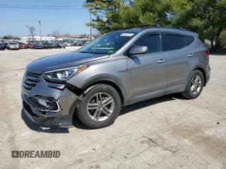 ✅ 2018 Hyundai Santa Fe 2.4L • VIN: 5NMZUDLB1JH063514 • Лот: 46980103. Опубликован ранее на Copart с пробегом 74 586 миль. Бесплатный доступ к архиву аукционных продаж из США и подробный отчёт об истории автомобиля на DreamBid. Изображение 1.