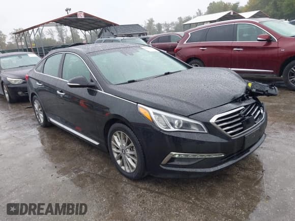 ✅ 2015 Hyundai Sonata Limited • VIN: 5NPE34AF7FH152389 • Лот: 43434143. Опубликован ранее на IAAI с пробегом 144 312 миль. Бесплатный доступ к архиву аукционных продаж из США и подробный отчёт об истории автомобиля на DreamBid. Изображение 1.