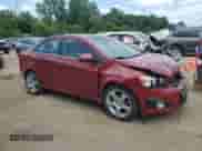 2012 Chevrolet Sonic LTZ with VIN 1G1JE5SH5C4152268, listed as a Copart auction lot 61047295 with 137,502 mi miles and Salvage title. Bid and sale history available at DreamBid. Image 4.