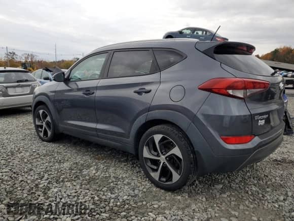 2016 Hyundai Tucson Limited z VIN KM8J3CA20GU024438, wystawiony jako Copart lot #91432275 z przebiegiem 96 841 mil mil oraz Czysty tytuł • Clean title. Historia ofert i sprzedaży dostępna na DreamBid. Obrazek 2.