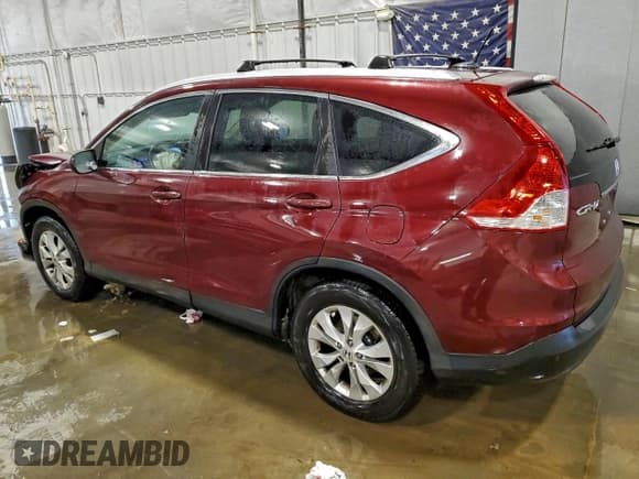 ✅ 2013 Honda CR-V EX-L • VIN: 5J6RM4H71DL045418 • Lot: 95411645. Listed on Copart with 178,325 mi. Free auction sales archive from the USA and detailed vehicle history report at DreamBid. Image 2.