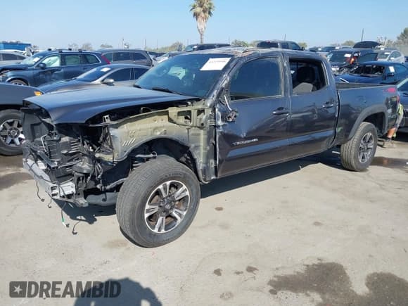 ✅ 2023 Toyota Tacoma SR5 • VIN: 3TMDZ5BN5PM154398 • Лот: 43229998. Опубликован ранее на IAAI с пробегом 45 490 миль. Бесплатный доступ к архиву аукционных продаж из США и подробный отчёт об истории автомобиля на DreamBid. Изображение 2.