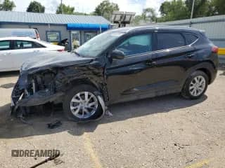 2019 Hyundai Tucson Value with VIN KM8J3CA45KU034036, listed as a Copart auction lot 66650795 with Not provided miles and Salvage title. Bid and sale history available at DreamBid. Image 1.