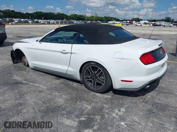 2023 Ford Mustang EcoBoost with VIN 1FATP8UH6P5105734, listed as a IAAI auction lot 43493168 with 67,596 mi miles and . Bid and sale history available at DreamBid. Image 3.