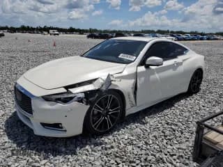 ✅ 2018 Infiniti Q60 Sport • VIN: JN1EV7EK9JM342022 • Лот: 60686985. Опубликован ранее на Copart с пробегом 77 498 миль. Бесплатный доступ к архиву аукционных продаж из США и подробный отчёт об истории автомобиля на DreamBid. Изображение 1.