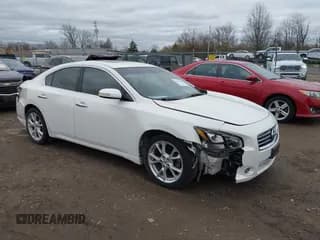 ✅ 2012 Nissan Maxima SV • VIN: 1N4AA5AP3CC869470 • Lot: 43777445. Listed on IAAI with 109,739 mi. Free auction sales archive from the USA and detailed vehicle history report at DreamBid. Image 1.
