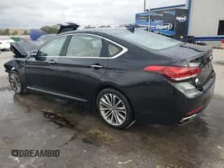 2016 Hyundai Genesis 3.8L z VIN KMHGN4JE8GU106499, wystawiony jako Copart lot #81420964 z przebiegiem 109 935 mil mil oraz Szkoda całkowita • Salvage title. Historia ofert i sprzedaży dostępna na DreamBid. Obrazek 2.