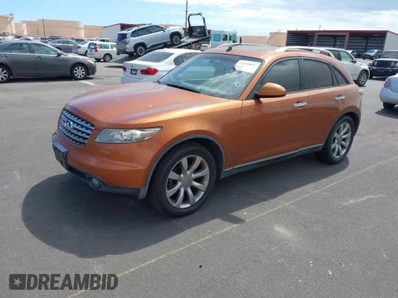 ✅ 2004 Infiniti FX • VIN: JNRAS08U44X100654 • Lot: 43100897. Listed on IAAI with 119,753 mi. Free auction sales archive from the USA and detailed vehicle history report at DreamBid. Image 2.