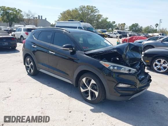 2018 Hyundai Tucson Limited with VIN KM8J33A23JU766971, listed as a IAAI auction lot 41812115 with 127,693 mi miles and . Bid and sale history available at DreamBid. Image 1.
