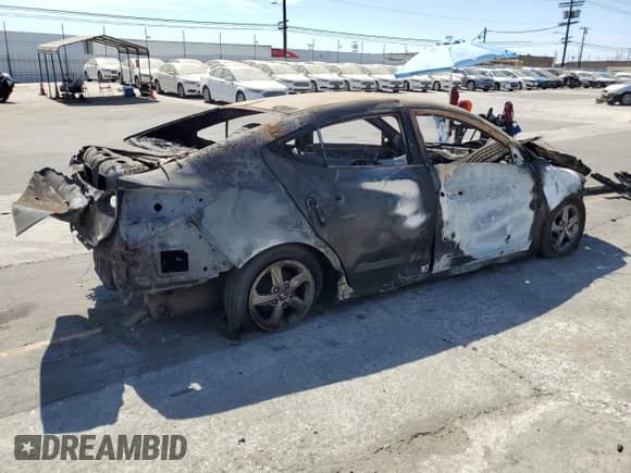 2017 Hyundai Elantra Eco with VIN 5NPD94LA4HH091369, listed as a Copart auction lot 70780215 with Not provided miles and Non repairable. Bid and sale history available at DreamBid. Image 3.