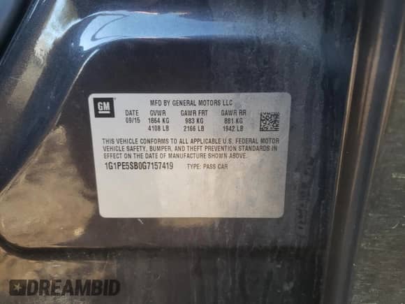 ✅ 2016 Chevrolet Cruze LT • VIN: 1G1PE5SB0G7157419 • Lot: 70264382. Wystawiony na Copart z przebiegiem 116 393 mil mil. Skorzystaj z bezpłatnego archiwum sprzedaży aukcyjnych z USA i zobacz szczegółowy raport historii pojazdu na DreamBid. Zdjęcie 14.