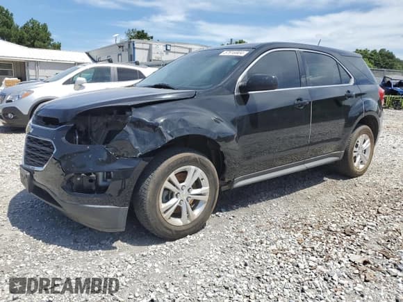 ✅ 2017 Chevrolet Equinox LS • VIN: 2GNALBEKXH1551996 • Лот: 57916904. Опубликован ранее на Copart с пробегом 91 258 миль. Бесплатный доступ к архиву аукционных продаж из США и подробный отчёт об истории автомобиля на DreamBid. Изображение 1.