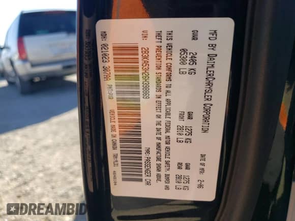 2006 Dodge Charger R/T z VIN 2B3KA53H26H398869, wystawiony jako Copart lot #73536984 z przebiegiem 152 284 mil mil oraz Szkoda całkowita • Salvage title. Historia ofert i sprzedaży dostępna na DreamBid. Obrazek 13.