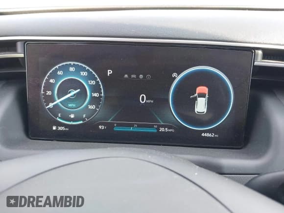 ✅ 2022 Hyundai Tucson SEL • VIN: 5NMJCCAE0NH063811 • Lot: 43244049. Listed on IAAI with 44,862 mi. Free auction sales archive from the USA and detailed vehicle history report at DreamBid. Image 7.