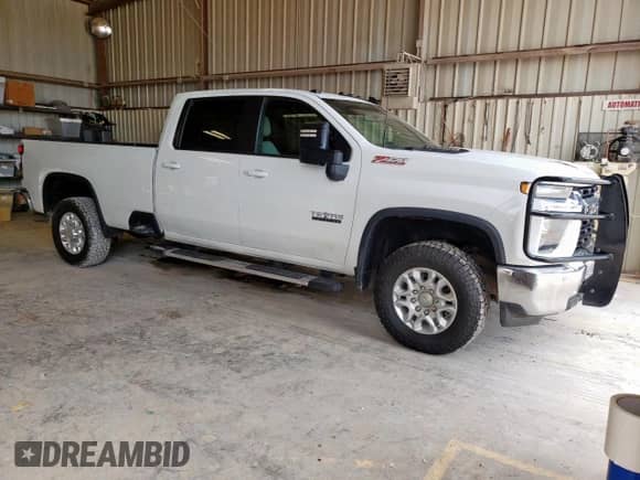 2021 Chevrolet Silverado 3500HD LT z VIN 1GC4YTEY5MF264828, wystawiony jako Copart lot #64197065 z przebiegiem Nie podano mil oraz Szkoda całkowita • Salvage title. Historia ofert i sprzedaży dostępna na DreamBid. Obrazek 4.
