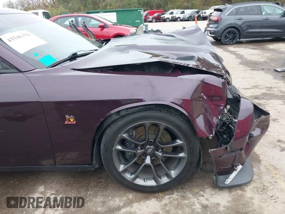 ✅ 2021 Dodge Challenger R/T Scat Pack • VIN: 2C3CDZFJ6MH517136 • Lot: 43546370. Listed on IAAI with 64,614 mi. Free auction sales archive from the USA and detailed vehicle history report at DreamBid. Image 18.