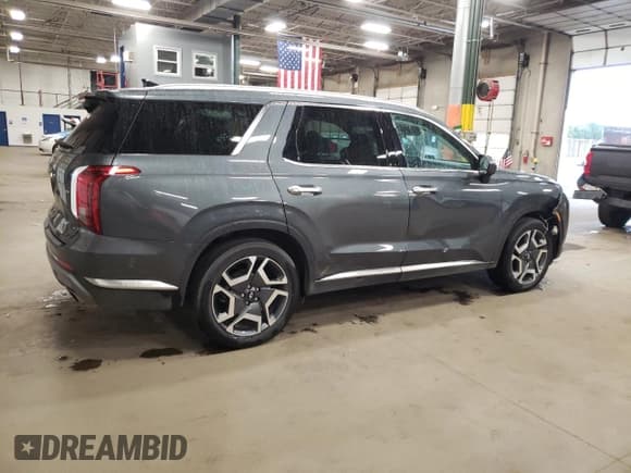 ✅ 2023 Hyundai Palisade Limited • VIN: KM8R5DGE1PU634790 • Лот: 78835374. Опубликован ранее на Copart с пробегом 18 296 миль. Бесплатный доступ к архиву аукционных продаж из США и подробный отчёт об истории автомобиля на DreamBid. Изображение 3.