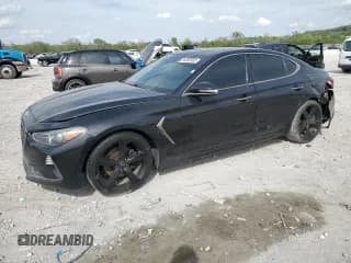 ✅ 2019 Genesis G70 Advanced • VIN: KMTG44LA4KU040075 • Lot: 54359565. Listed on Copart with 70,375 mi. Free auction sales archive from the USA and detailed vehicle history report at DreamBid. Image 1.