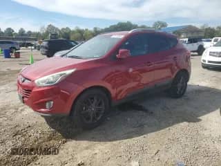 2014 Hyundai Tucson Limited z VIN KM8JU3AG1EU800338, wystawiony jako Copart lot #90110565 z przebiegiem 198 909 mil mil oraz Czysty tytuł • Clean title. Historia ofert i sprzedaży dostępna na DreamBid. Obrazek 1.