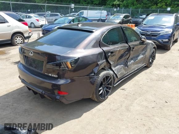 ✅ 2012 Lexus IS 250 • VIN: JTHCF5C21C2035594 • Lot: 42546122. Listed on IAAI with 76,530 mi. Free auction sales archive from the USA and detailed vehicle history report at DreamBid. Image 4.