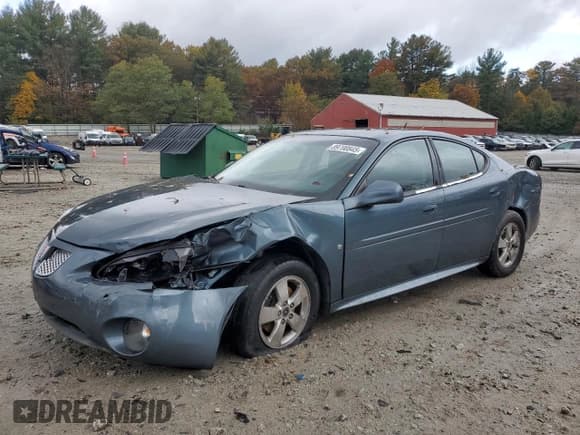 ✅ 2006 Pontiac Grand Prix • VIN: 2G2WP552861179144 • Lot: 89700845. Wystawiony na Copart z przebiegiem 45 902 mil. Bezpłatny archiwum sprzedaży aukcyjnych z USA i szczegółowy raport historii pojazdu na DreamBid. Zdjęcie 1.