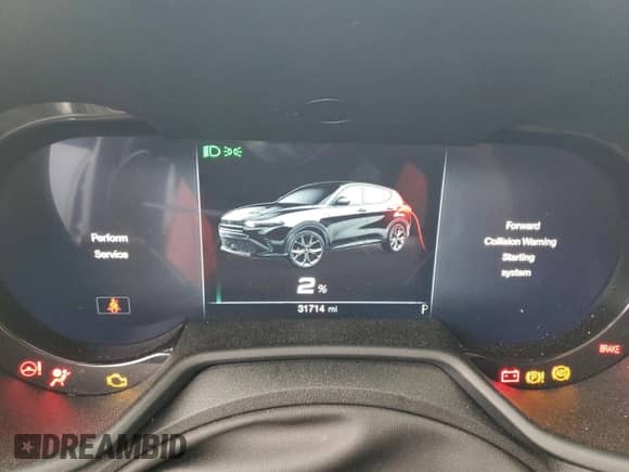 2024 Dodge Hornet R/T z VIN ZACPDFCW1R3A29978, wystawiony jako Copart lot #56465575 z przebiegiem 31 714 mil mil oraz Nie do naprawy • Non repairable. Historia ofert i sprzedaży dostępna na DreamBid. Obrazek 9.