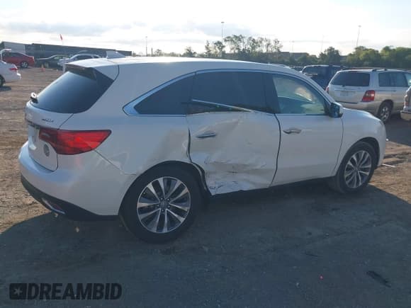 ✅ 2016 Acura MDX Technology • VIN: 5FRYD3H44GB017202 • Лот: 43399454. Опубликован ранее на IAAI с пробегом 157 548 миль. Бесплатный доступ к архиву аукционных продаж из США и подробный отчёт об истории автомобиля на DreamBid. Изображение 4.