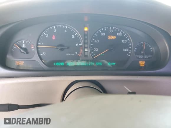 ✅ 1998 Cadillac DeVille • VIN: 1G6KF5496WU745580 • Lot: 69912165. Listed on Copart with 119,649 mi. Free auction sales archive from the USA and detailed vehicle history report at DreamBid. Image 9.