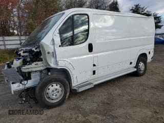 ✅ 2025 Ram ProMaster Cargo Tradesman • VIN: 3C6LRVVG8SE543054 • Lot: 91301255. Listed on Copart with Not provided. Free auction sales archive from the USA and detailed vehicle history report at DreamBid. Image 1.