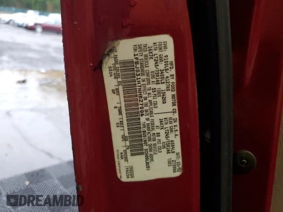 ✅ 1992 Ford Econoline Wagon XL • VIN: 1FBJS31H7NHB27006 • Лот: 83633524. Опубликован ранее на Copart с пробегом 308 837 миль. Бесплатный доступ к архиву аукционных продаж из США и подробный отчёт об истории автомобиля на DreamBid. Изображение 13.