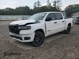 ✅ 2025 Ram 1500 Big Horn • VIN: 1C6RREFP5SN637607 • Lot: 69922795. Listed on Copart with 23,565 mi. Free auction sales archive from the USA and detailed vehicle history report at DreamBid. Image 1.