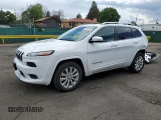 ✅ 2018 Jeep Cherokee Overland • VIN: 1C4PJMJX3JD507595 • Lot: 57978105. Listed on Copart with 82,241 mi. Free auction sales archive from the USA and detailed vehicle history report at DreamBid. Image 1.