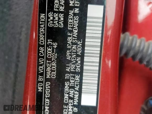 ✅ 2015 Volvo S60 T5 Drive-E Premier Plus • VIN: YV140MFC0F1313170 • Lot: 51848585. Listed on Copart with 102,989 mi. Free auction sales archive from the USA and detailed vehicle history report at DreamBid. Image 12.