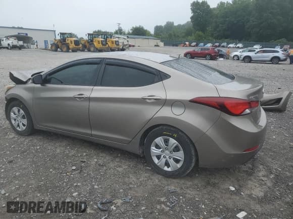 ✅ 2016 Hyundai Elantra SE • VIN: 5NPDH4AE7GH738466 • Lot: 65735535. Listed on Copart with 148,219 mi. Free auction sales archive from the USA and detailed vehicle history report at DreamBid. Image 2.