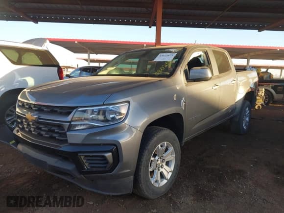 ✅ 2022 Chevrolet Colorado 4WD LT • VIN: 1GCGTCEN3N1299139 • Lot: 43575873. Listed on IAAI with 42,841 mi. Free auction sales archive from the USA and detailed vehicle history report at DreamBid. Image 2.