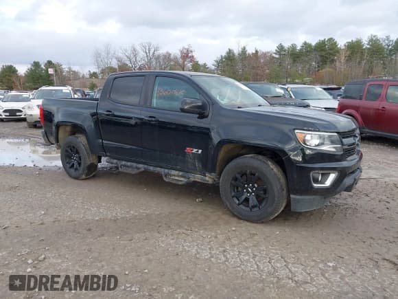 ✅ 2018 Chevrolet Colorado 4WD Z71 • VIN: 1GCGTDEN8J1170569 • Лот: 43600510. Опубликован ранее на IAAI с пробегом 157 198 миль. Бесплатный доступ к архиву аукционных продаж из США и подробный отчёт об истории автомобиля на DreamBid. Изображение 1.