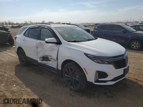 ✅ 2022 Chevrolet Equinox RS • VIN: 3GNAXWEV2NS245817 • Lot: 87185705. Listed on Copart with 36,791 mi. Free auction sales archive from the USA and detailed vehicle history report at DreamBid. Image 4.