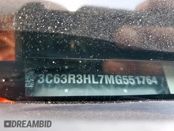 ✅ 2021 Ram 3500 Big Horn • VIN: 3C63R3HL7MG551764 • Lot: 81731235. Wystawiony na Copart z przebiegiem 146 796 mil. Bezpłatny archiwum sprzedaży aukcyjnych z USA i szczegółowy raport historii pojazdu na DreamBid. Zdjęcie 12.