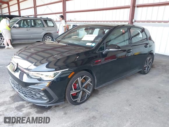 ✅ 2024 Volkswagen Golf GTI SE • VIN: WVWRA7CD7RW207216 • Lot: 42809610. Listed on IAAI with 7,973 mi. Free auction sales archive from the USA and detailed vehicle history report at DreamBid. Image 2.