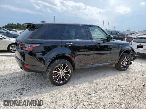 ✅ 2018 Land Rover Range Rover Sport • VIN: SALWR2RE9JA185826 • Lot: 68530315. Listed on Copart with 51,288 mi. Free auction sales archive from the USA and detailed vehicle history report at DreamBid. Image 3.
