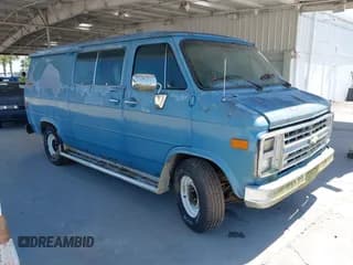 ✅ 1989 Chevrolet Chevy Van • VIN: 1GCEG25K3K7104404 • Лот: 42266335. Опубликован ранее на IAAI с пробегом 96 272 миль. Бесплатный доступ к архиву аукционных продаж из США и подробный отчёт об истории автомобиля на DreamBid. Изображение 1.