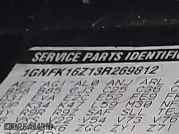 ✅ 2003 Chevrolet Suburban LT • VIN: 1GNFK16Z13R269812 • Lot: 41532118. Wystawiony na IAAI z przebiegiem Nie podano. Bezpłatny archiwum sprzedaży aukcyjnych z USA i szczegółowy raport historii pojazdu na DreamBid. Zdjęcie 9.