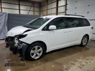 ✅ 2017 Toyota Sienna LE • VIN: 5TDKZ3DC6HS828759 • Lot: 90684805. Listed on Copart with 129,618 mi. Free auction sales archive from the USA and detailed vehicle history report at DreamBid. Image 1.