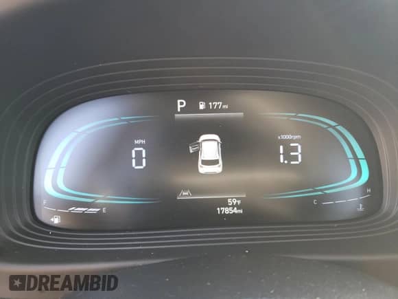 2023 Hyundai Venue SE с VIN KMHRB8A3XPU213285, выставлен на аукционе Copart как лот 77025824 с пробегом 17 854 миль миль и Списание • Salvage title. История ставок и продаж доступна на DreamBid. Изображение 9.