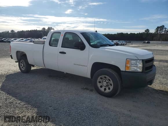 2008 Chevrolet Silverado 1500 Work Truck with VIN 1GCEC19J78E118107, listed as a Copart auction lot 86035784 with Not provided miles and Salvage title. Bid and sale history available at DreamBid. Image 4.