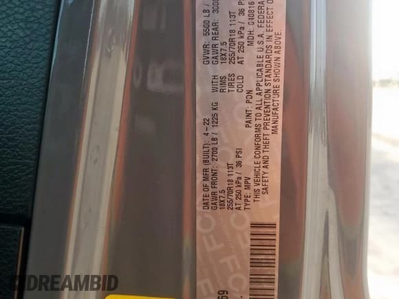 ✅ 2022 Jeep Wrangler Unlimited Sahara • VIN: 1C4HJXEG8NW164969 • Лот: 61671095. Опубликован ранее на Copart с пробегом 64 263 миль. Бесплатный доступ к архиву аукционных продаж из США и подробный отчёт об истории автомобиля на DreamBid. Изображение 13.